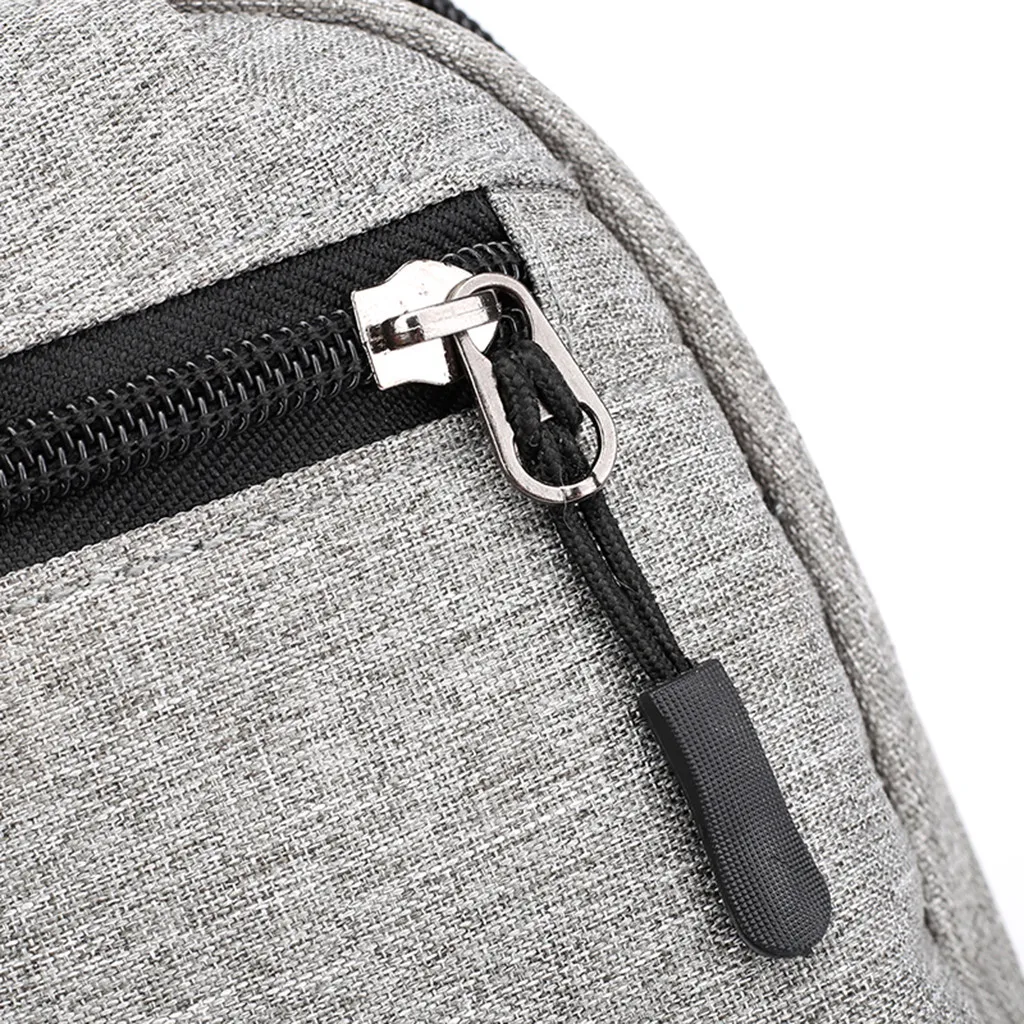 Мужская нагрудная сумка с несколькими карманами USB, одноцветная сумка через плечо, оксфордская сумка через плечо, мужские многофункциональные уличные сумки через плечо