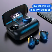 TWS Bluetooth 5,0 беспроводные наушники 8D стерео Hifi наушники IPX7 водонепроницаемая Спортивная гарнитура наушники с микрофоном