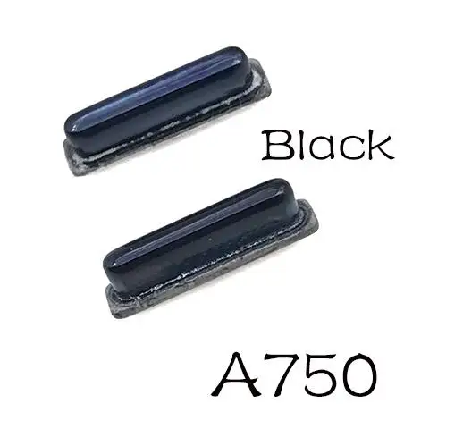 10 шт./партия для samsung A10 A105F A20 A205F A30 A305F A40 A405 A50 A750 сбоку Мощность вкл/выкл кнопка переключения звука кнопка переключения клавиш - Цвет: A750 Black