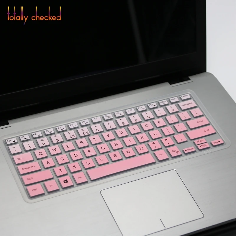 fadepink Для 1" ноутбука Dell Latitude 14 3000 3480 3481 3482 3485 3486 3488 3490 Vostro 3470 3476 3478 Силиконовая клавиатура для ноутбука кожного покрова - Цвет: fadepink