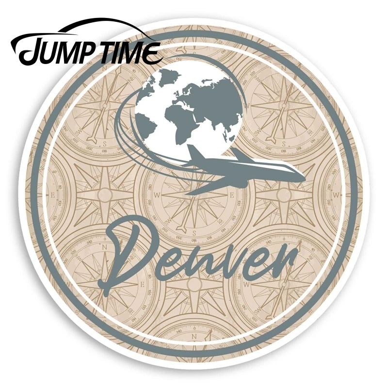 Виниловая наклейка для ноутбука с временем скачка Денвер Колорадо | Автомобили и
