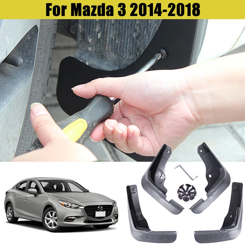 Автомобильный брызговик Fender закрылки аксессуары для брызговиков Mazda 3 BM Axela
