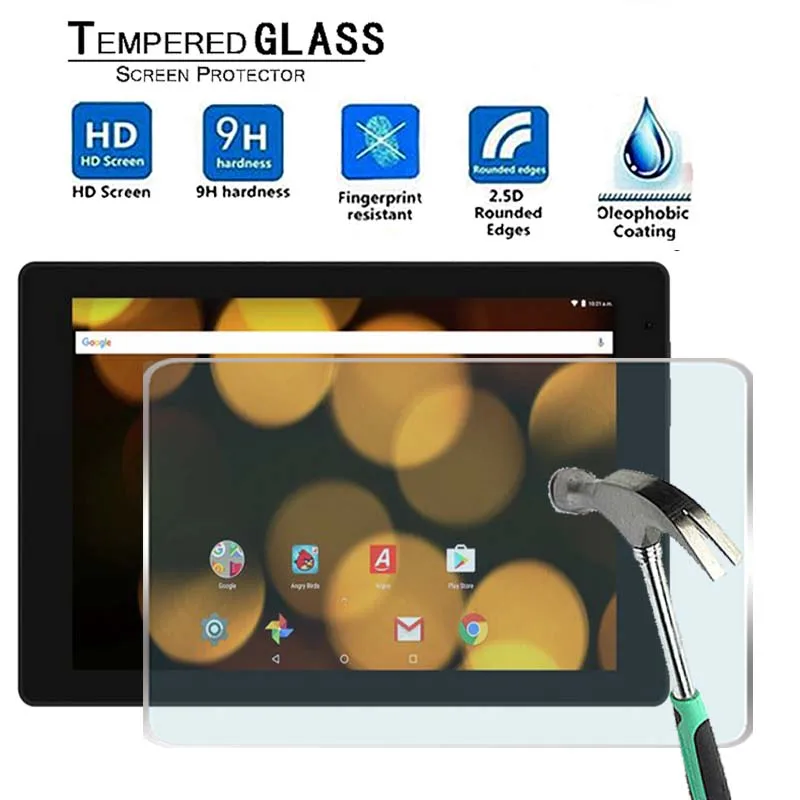 Para Argos Bush Spira B3 10 pulgadas-Premium Tablet 9H Protector de pantalla de vidrio templado película protectora cubierta protectora