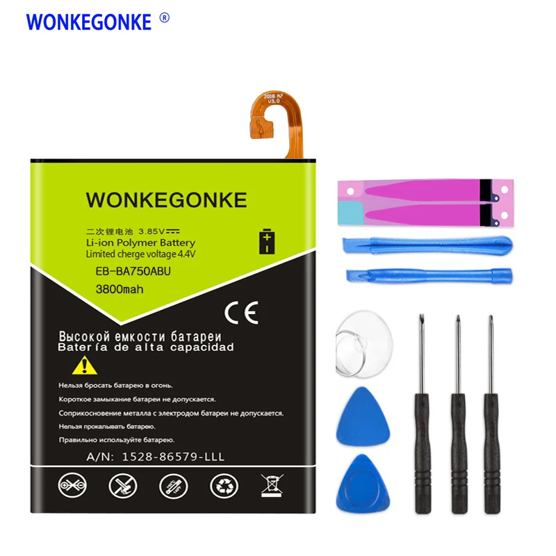 WONKEGONKE EB BA750ABU для Samsung battery 2018 version A7 SM A730x A750F A10 Батарейки + Инструменты|Аккумуляторы