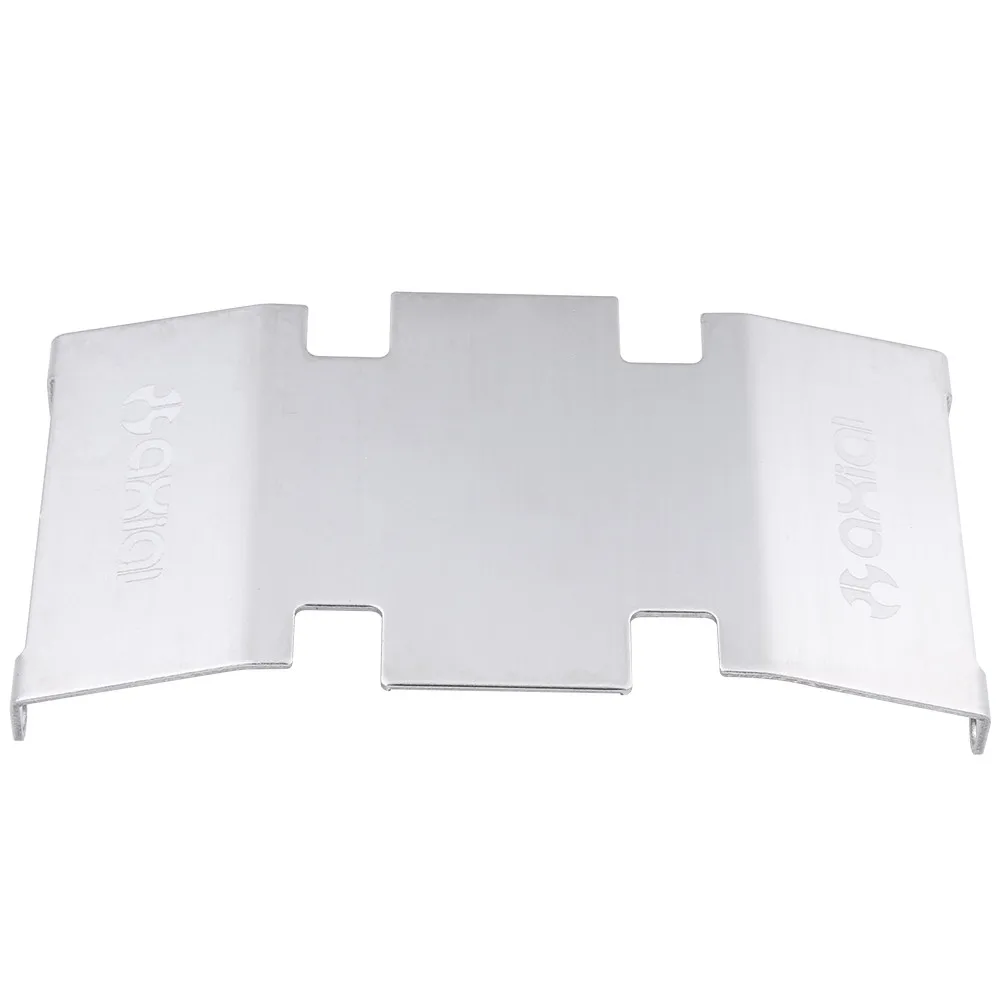Stainless Steel Axial SCX10 Skid Plate Chassis Center Transmission Protection for 1/10 Scale RC Crawler Models 90046 90047 90060 | Игрушки и