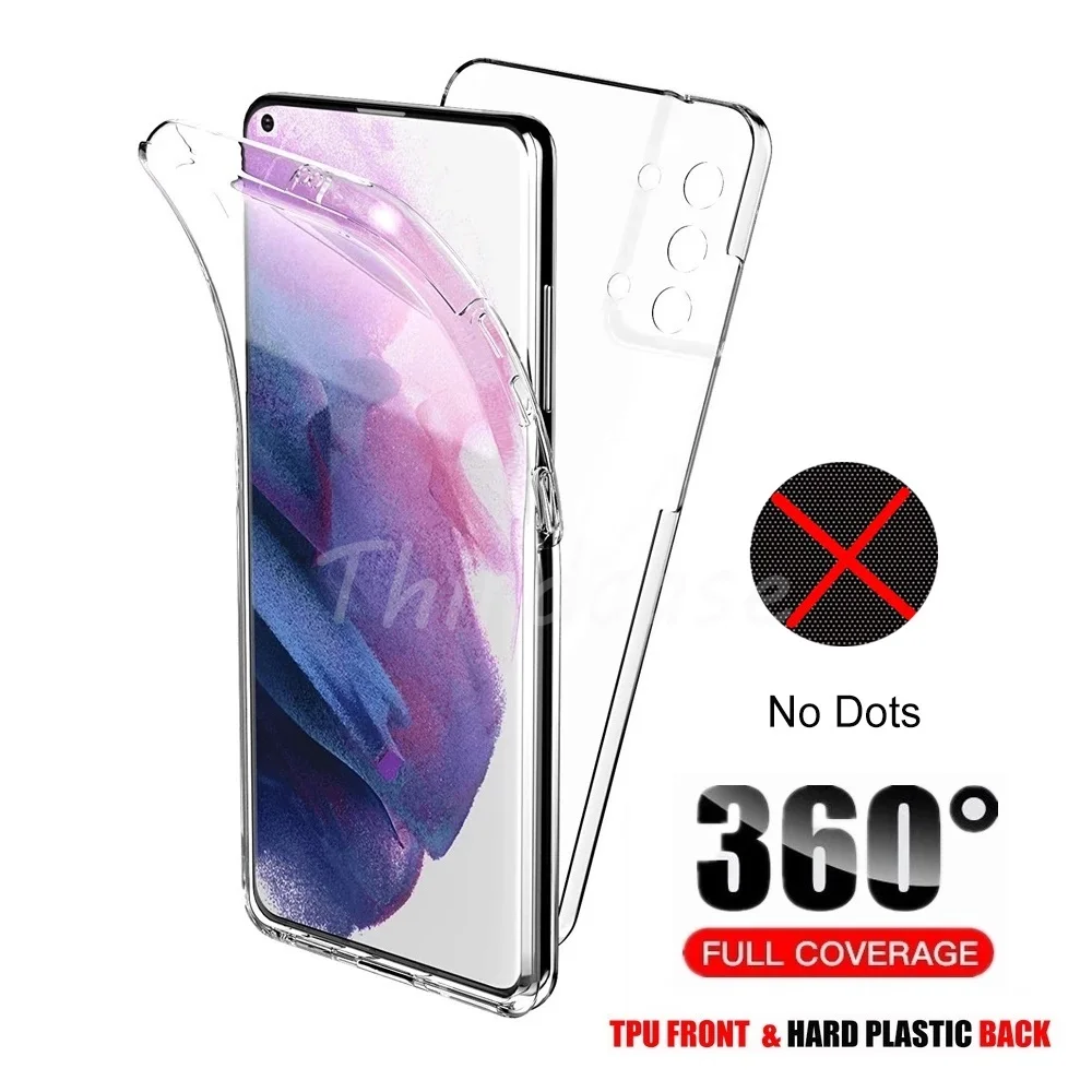 For Realme GT Master 360 Full Body PC+Silicone Case for OPPO Find X3 Lite  Reno5 Shell Clear Shockproof Cover Find X3 NEO Bumper