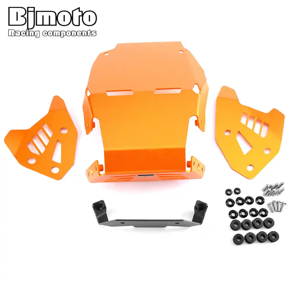 BJMOTO Мотоцикл CNC щит Нижняя противоскользящая пластина под двигателем Защитная