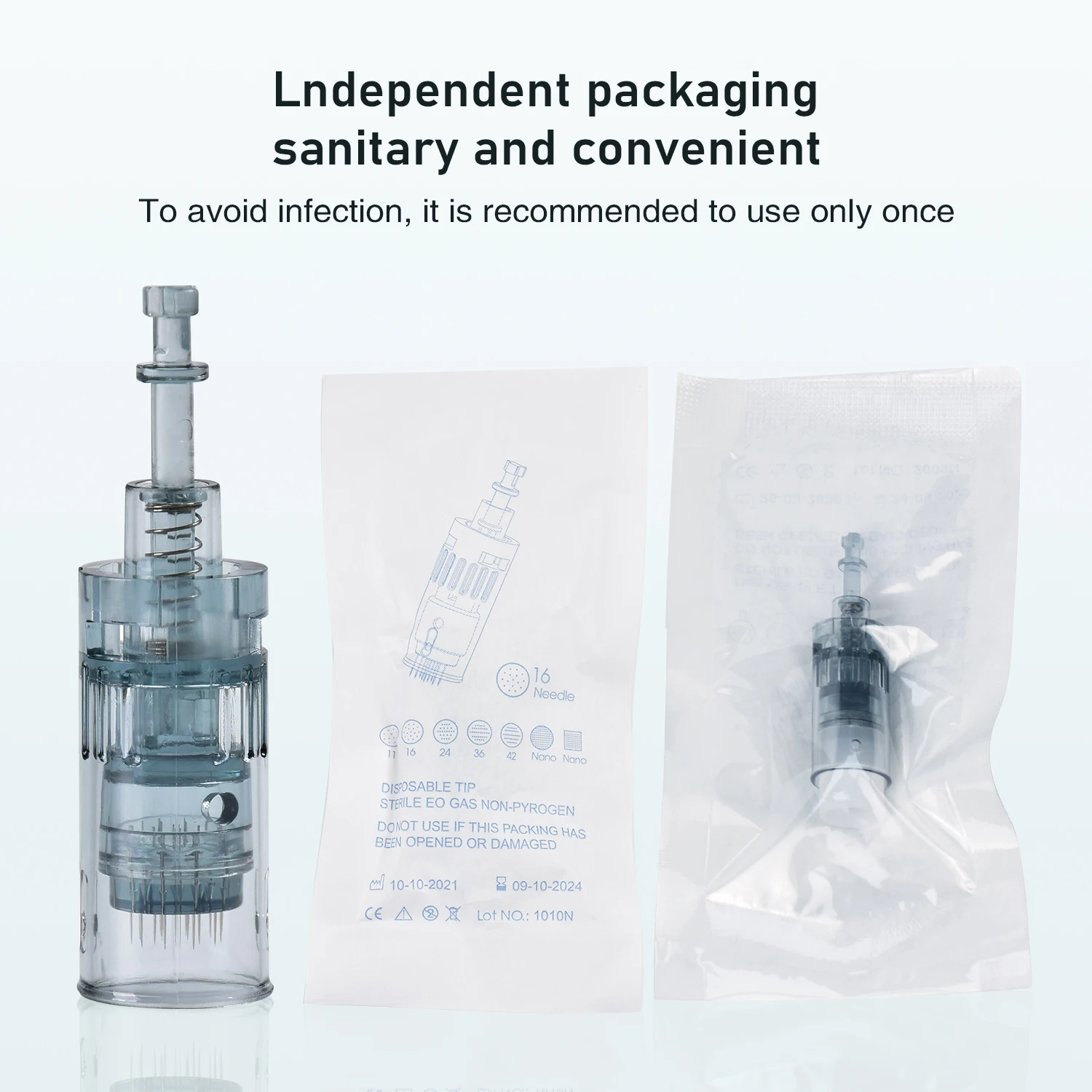100Pcs Dr Pen M8 Needle Cartridges Bayonet Cartridges 11 16 24 36 42 Nano Needles Microneedles Skin Care
