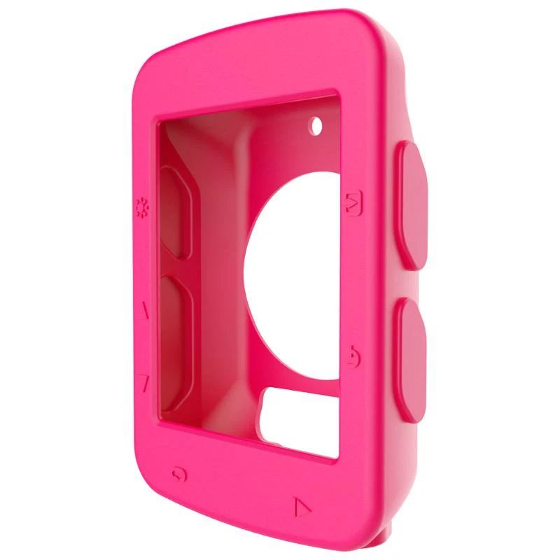 Protective Shell Frame for Garmin edge 520 GPS Cycling Computer Bicycle Accessories Watch Case Cover Soft Silicone TPU Colorful - Color: Rose