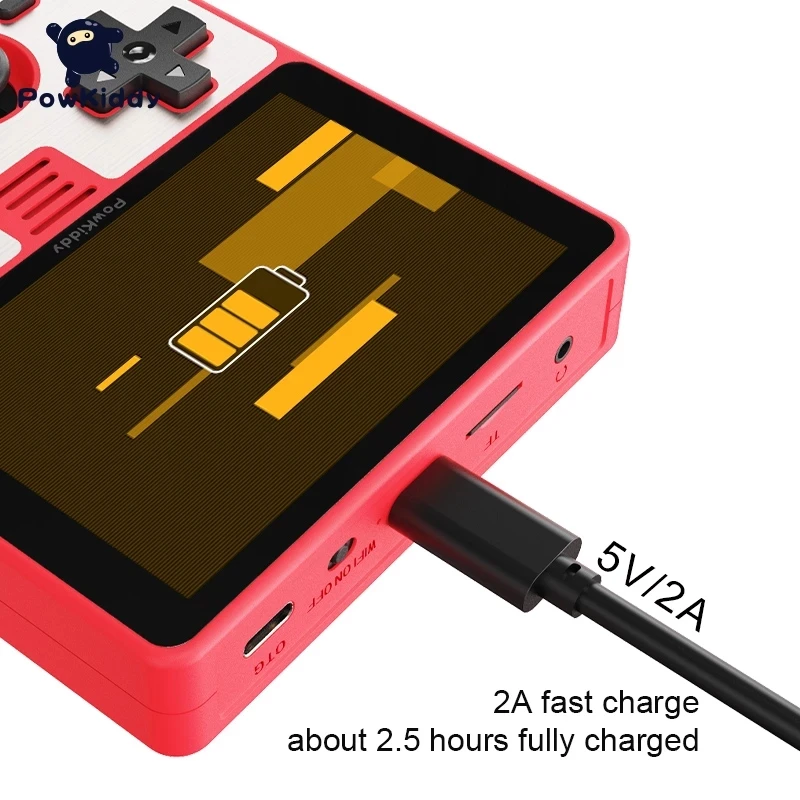Игровая консоль POWKIDDY RGB20 RK3326 с встроенным Wi Fi модулем для мультиплеера 3 5 дюймовым