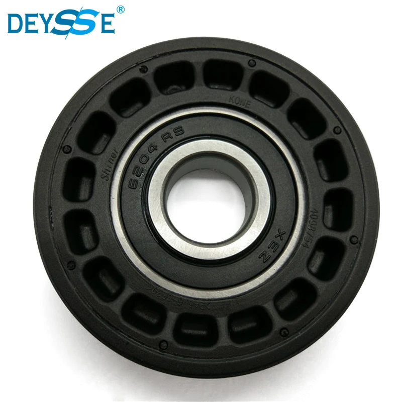 Black Лучшие продажи Kone шаг ролик 75*23,5 с гарантия 18 месяцев - Цвет: Black