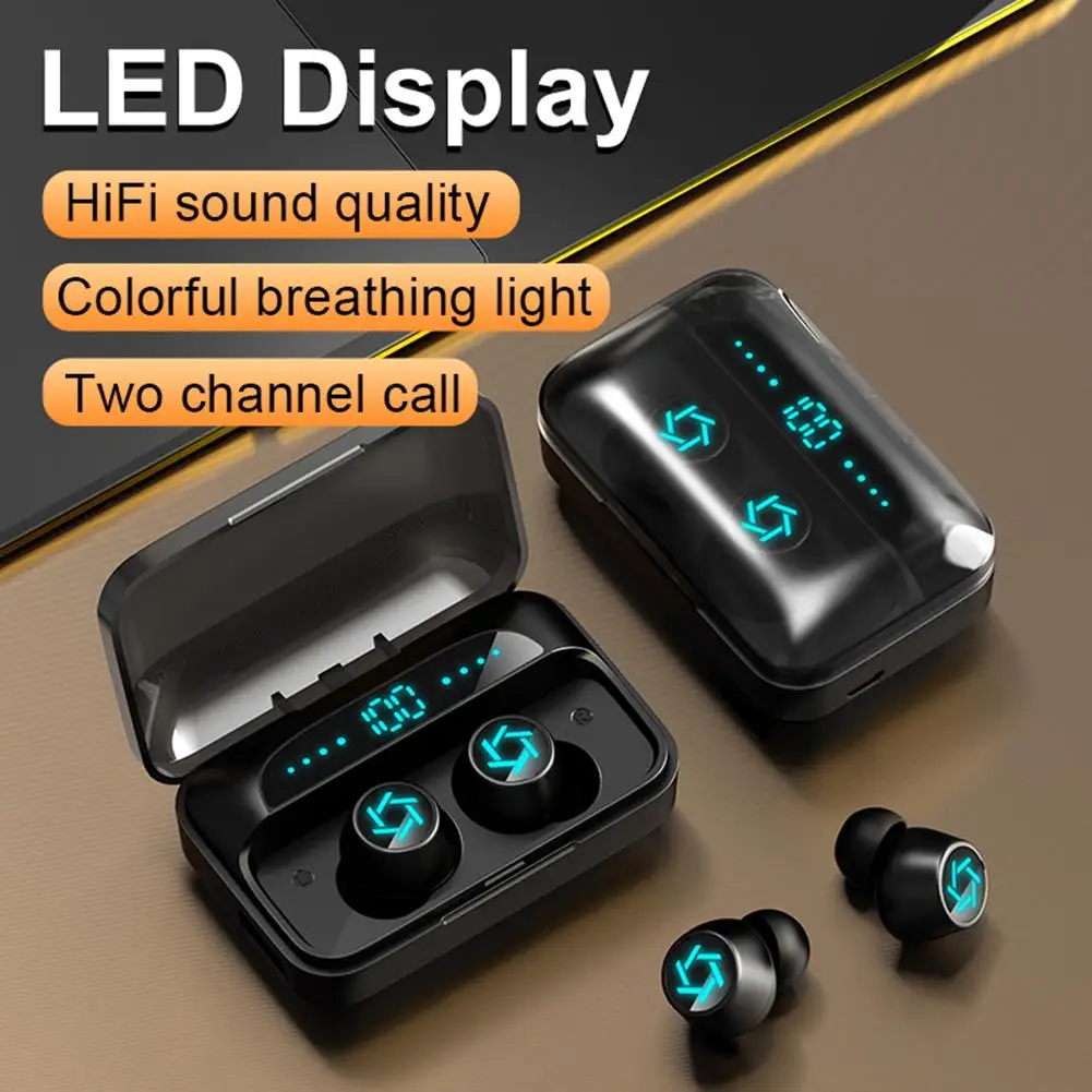 Tws S15 Led Display Bluetooth Earphone 