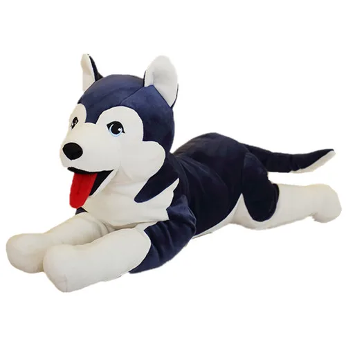 Fancytrader 59`` Giant Plush Husky Toy Stuffed Animal Dog Doll Hugging Pillow Kid Gift Home Deco X`mas Gift 150cm 2 Colors (8)