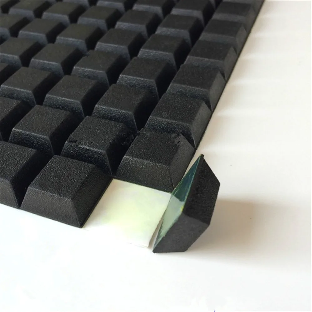 20x20x8mm Rubber Bumper Stop Non-slip Self-Adhesive Feet Door er Pad For Home Furniture Accessories self adhesive handles table foot pad
