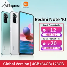 Xiaomi Global-Version Redmi Note-10 64gb 4gbb GSM/LTE/WCDMA Adaptive Fast Charge Octa Core