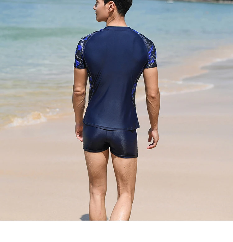 Men Swimsuit Anti-uv Surf Suit 
