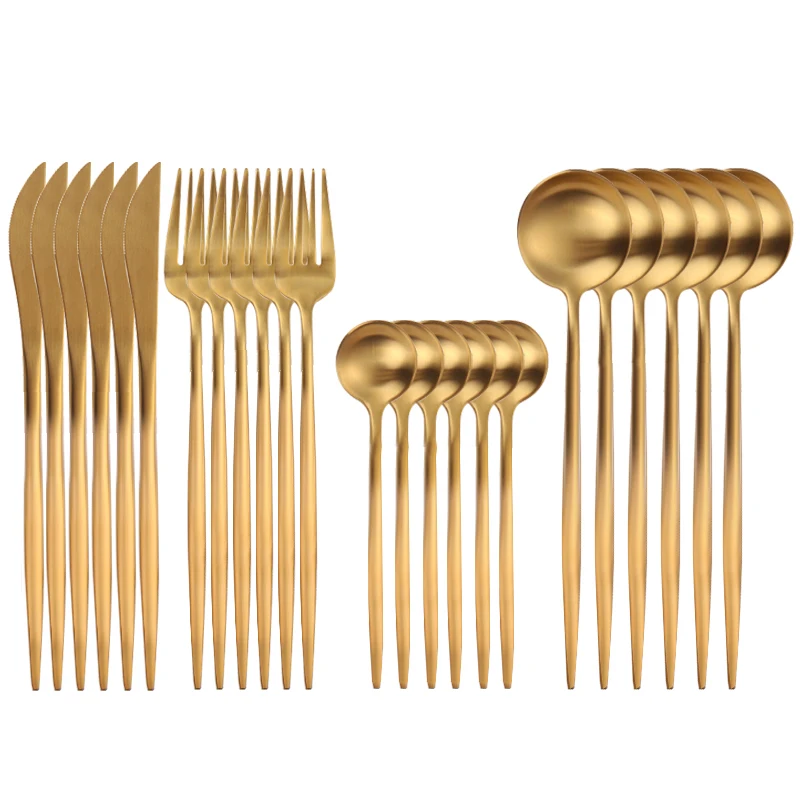 24pcs Gold Mirror