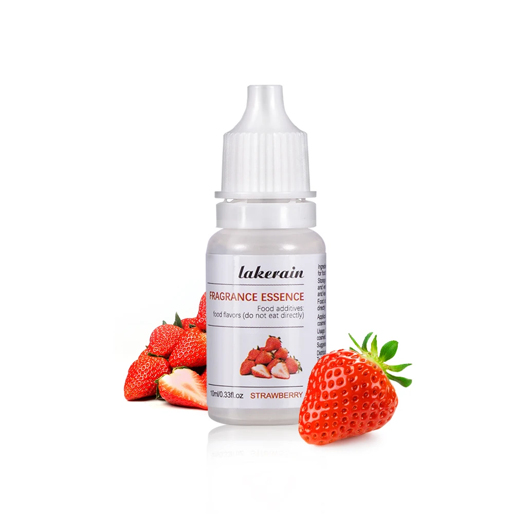 10ml Watermelon Strawberry Coconut Fragrance Oil DIY Lip gloss Essential Oils Cherry Peach Flavor Oil For Lipgloss Soap Making