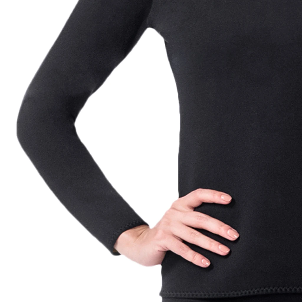 Neoprene Sweat Fat Burner Shirt Rash Guard Sauna Suit Weight Loss Top Women's Body Shapers Pullover