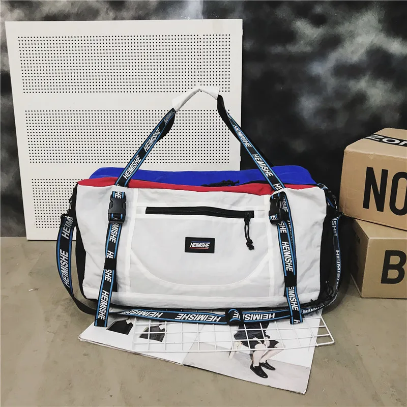 

Shoe position Sports Fitness Women's Portable Large Capacity Lightweight Short-Distance Travel Bag Men's Training Messenger Bag