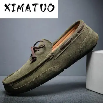 

Genuine Leather Men Shoes Luxury Brand Casual Slip On Formal Loafers Men Moccasins Male Driving Shoes Warm Loafers