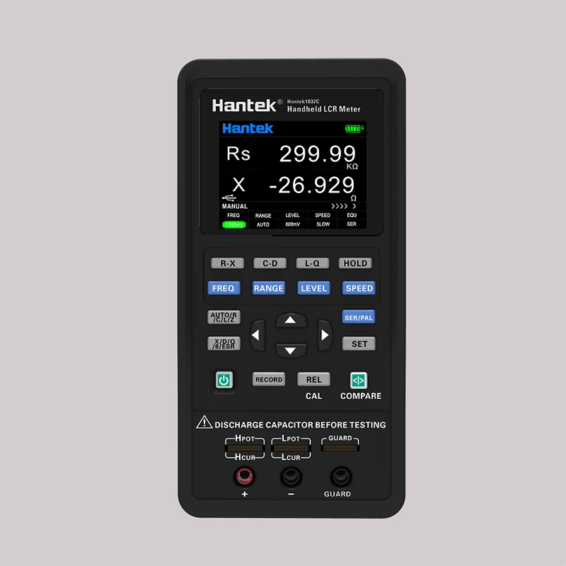 

Hantek1832C Hantek1833C Digital Handheld LCR Meter Portable Digital LCR Meter