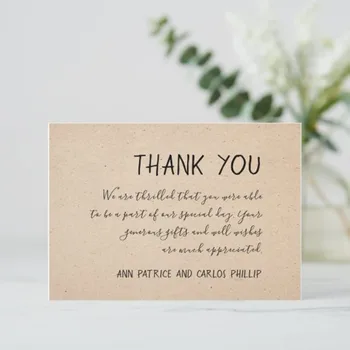 

Personalize Logo Business Name Cards，CLASSICAL HANDWRITTEN THANK YOU CARD，Custom Text Social Media Card