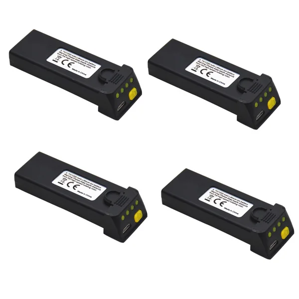 3,7 в 1200 мАч Lipo батарея для GD89 для EXA GD89 GW89 GF86 M65 Z20 батарея для FPV RC квадрокоптера запасные части 3,7 в батарея 5 шт - Цвет: 4PCS