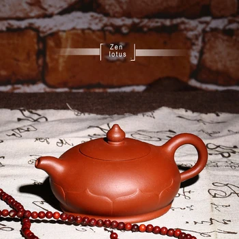 

Chinese Yixing Teapot Handmade Purple Clay Customized Gifts Carving Mud Purple Clay Tea Elegant Set Teapots