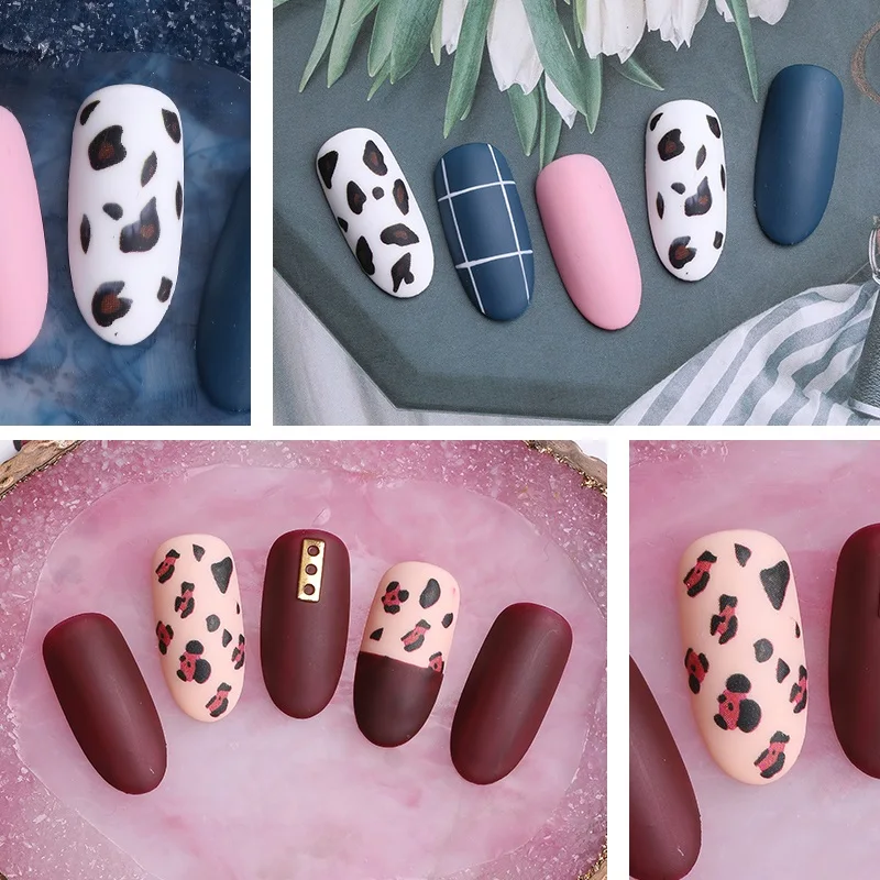 1 шт Nail Art Наклейки с леопардом 3D пантера пятно шаблон для сексуальная красота ногти Self-adhes хороший lookingive не передача воды