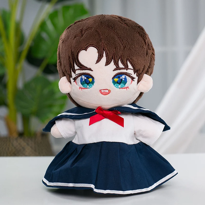 Doll Clothes for 20cm Idol Dolls Baby Doll Lovely Outfit Skirt Stuffed Toy for Korea Star Kpop EXO Dolls Accessories 16