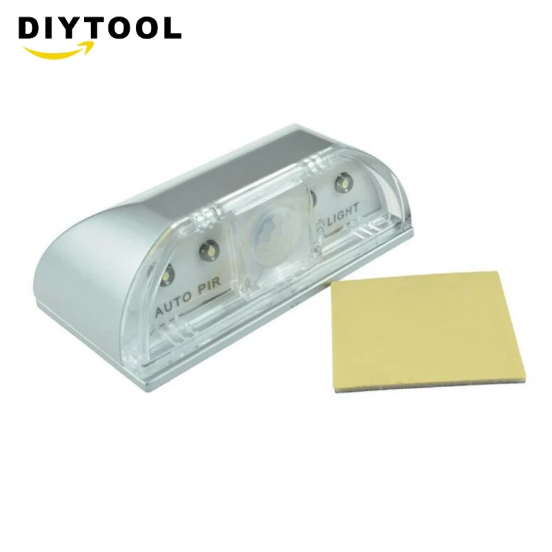 

4LED IR Sensor Light Auto PIR Infrared Wireless Keyhole Motion Detection Gaoop