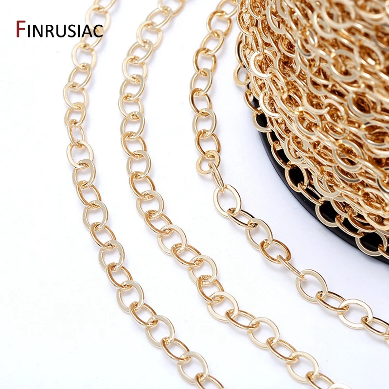 1.2mm/1.5mm Stainless Steel Necklace Chains 45cm O-Shape Necklace For  Jewelry Making Necklace