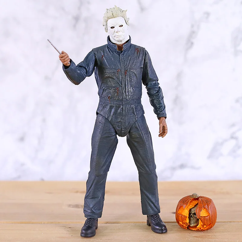 NECA Хэллоуин 2 II Ultimate Майкл Майерс ПВХ фигурка Коллекционная модель игрушки