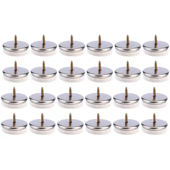 

24 Pcs Solid Wood Furniture Anti-Sliding Nail Furniture Pad for Wooden Leg Table