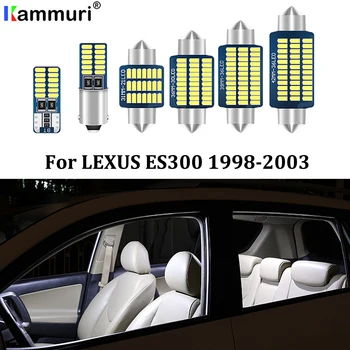 

KAMMURI 10Pcs Error Free White LED Car Interior Light Package Kit For 1998-2003 Lexus ES300 LED Interior Lights