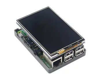 

10pcs/lot 3.5 inch Raspberry Pi 3 Model B+ Touchscreen LCD Display + Touch Pen + ABS Case Box also for Raspberry Pi 3 Model B
