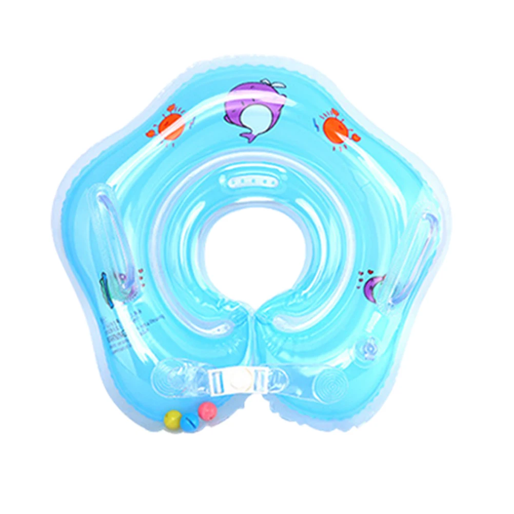 Плавания детские бассейны, аксессуары, малоенькая прогулочная коляска надувной круг детское горловое надувные колеса для новорожденных банные круг безопасности плавательный круг для шеи#10