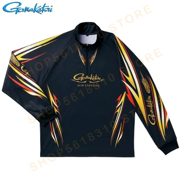 

Gamakatsu 2020 Clothes for Fishing Sport Outdoors Long Sleeve Fishing Shirt Breathable Quick Drying Sun Anti-UV Fishing Shirt