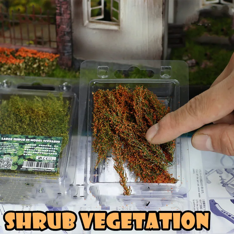 How to make easy tall grass bushes Diorama 