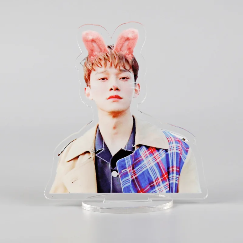 Kpop Exo фигура стоящая Фото Акриловый Прозрачный Настольный стоящий альбом фото картина плакат K-POP EXO фанатов коллекция подарки - Цвет: CHEN