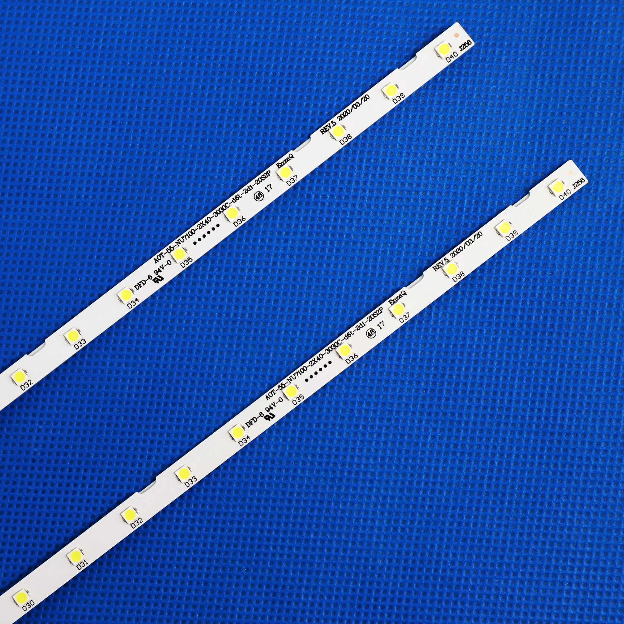 Tira de Retroiluminação Led para Samusng Ue55nu7100 Ue55nu7105 55nu7100 Bn9645913a 46033a Sts550au9 Ue55nu7170 Ue55nu7300 Ue55nu7400 - Imagem 5