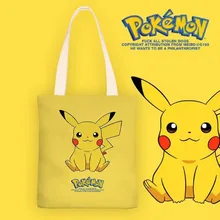 Cnvas Bolso de Pokémon Bgasual de Anime para niñas, bolsa de gran capacidad, Punk BoysFun, dibujos animados Kawaii, regalos para niños