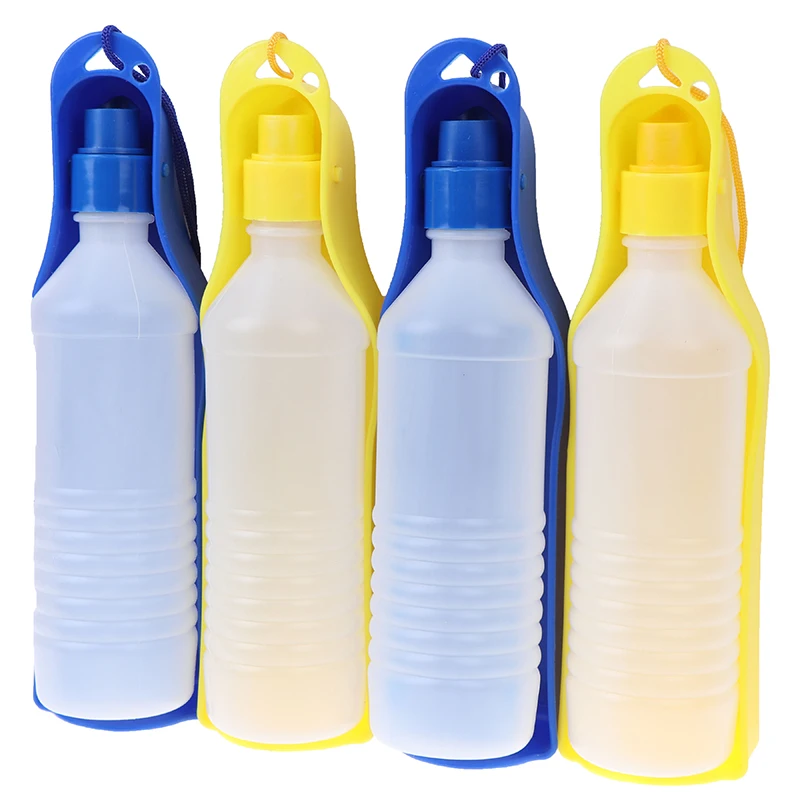 1 шт. пластиковая бутылка для воды 500 мл складная переносная Питьевая Бутылка для путешествий на открытом воздухе Поильник чаша