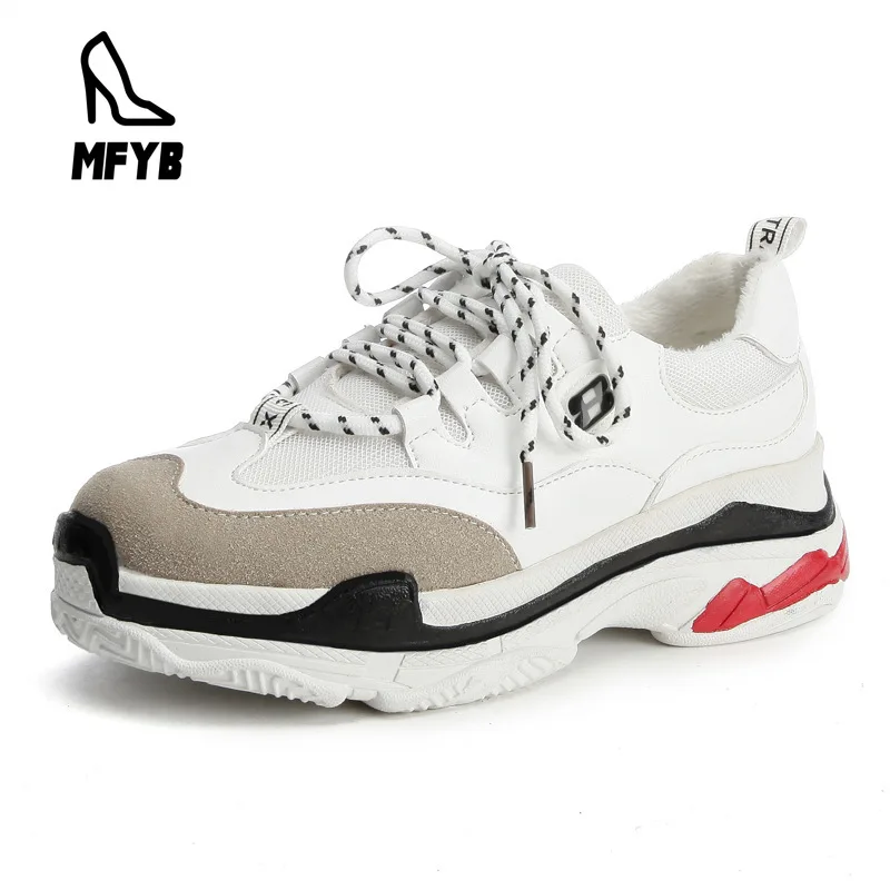 

MFYB Women's vulcanized shoes 2019 autumn new comfortable flat shoes color cross straps student sports shoes large size 34-46