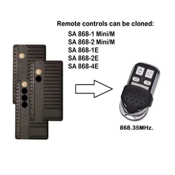 

For SA 868-1E,SA 868-2E,SA 868-4E garage door remote control 868MHZ