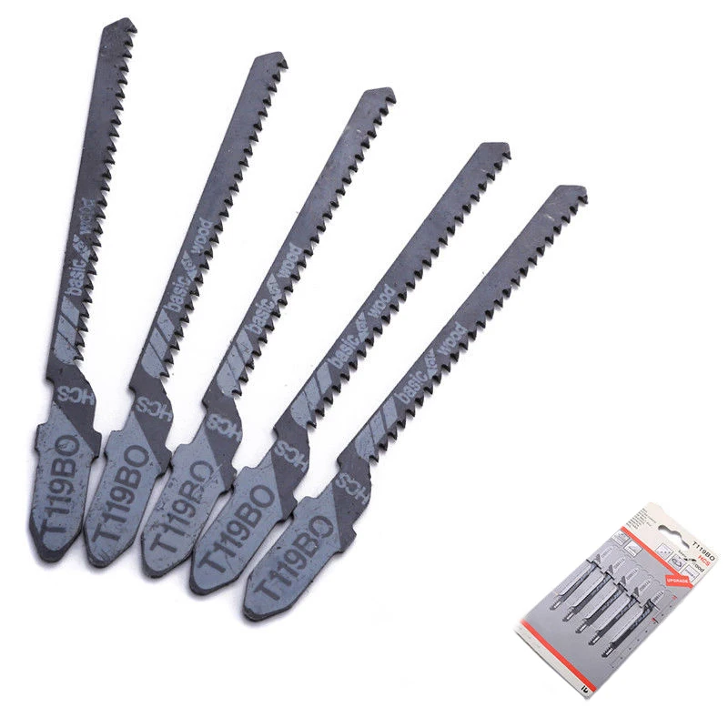 Лезвия для ножовочной пилы T119BO 5P изогнутая резка Bosch T-Shank лезвия 15 мм | Инструменты