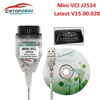 

V15.00.028 MINI VCI FOR TOYOTA TIS Techstream MINI-VCI J2534 With FTDI FT232RL Chip OBD2 Car Diagnostic Cable Auto Scanner Tool