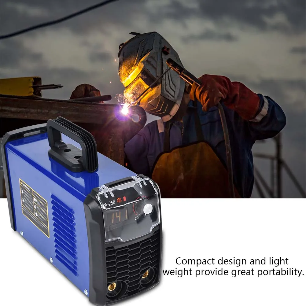 140Amp DC инвертор сварочный аппарат Портативный цифровой палку сварщик штепсельная