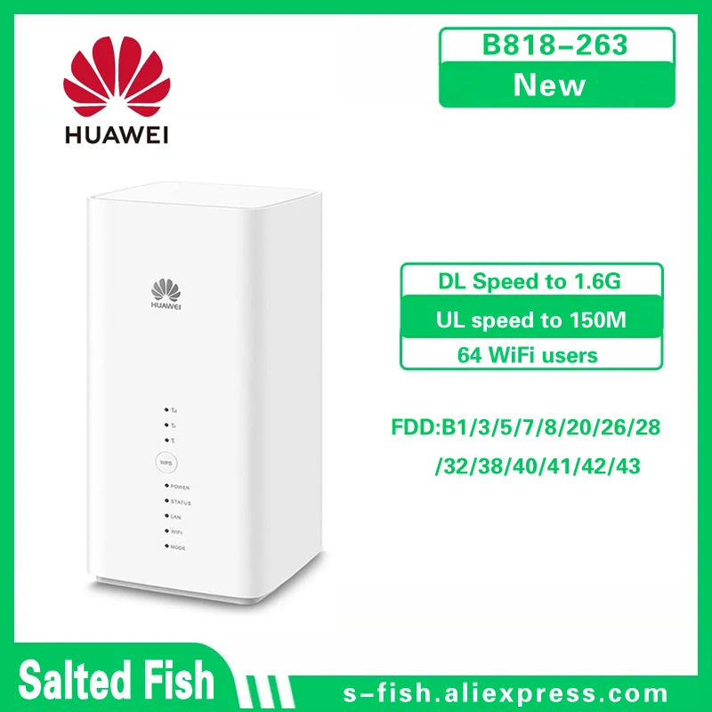New Unlocked Huawei B818 4G Router 3 Prime LTE CAT19 B818-263 Australia Optus Version |